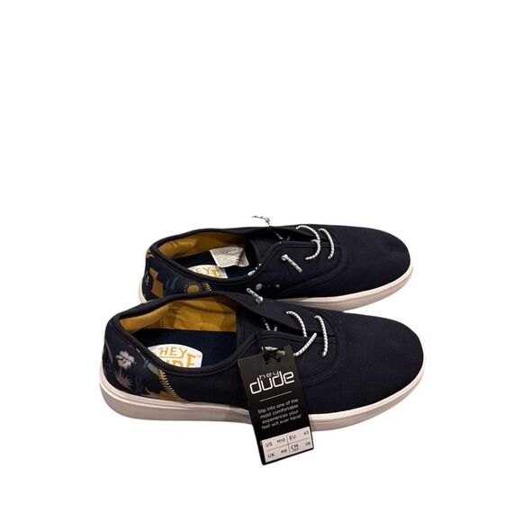 Hey Dude Conway M Desert Navy Sneakers NWT 10 - Picture 2 of 7